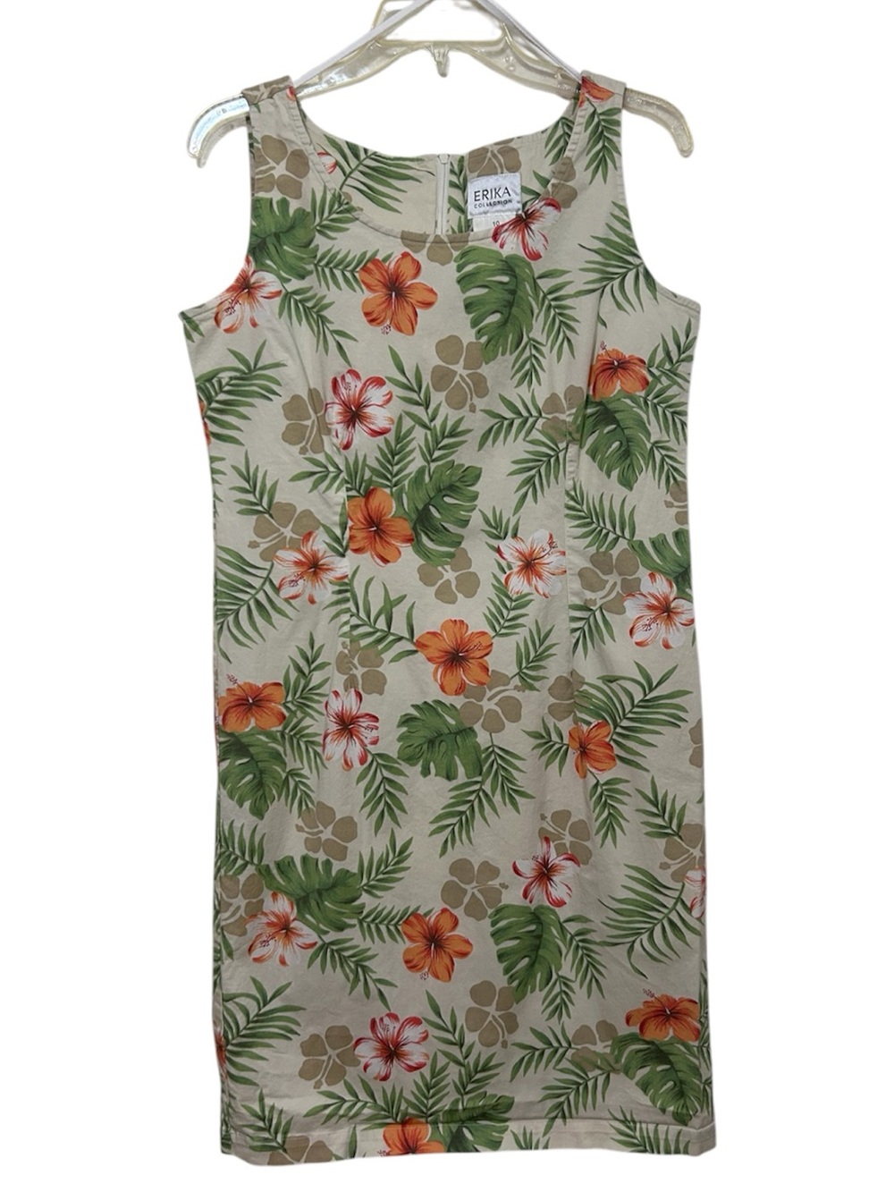 Erika Collection Tropical Floral Sheath Dress